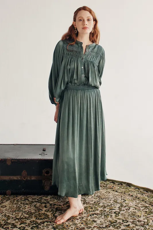 Louise Misha Shirt Jally Forest Green Maat: 34 | Blouses Outlet | Dames | Groen