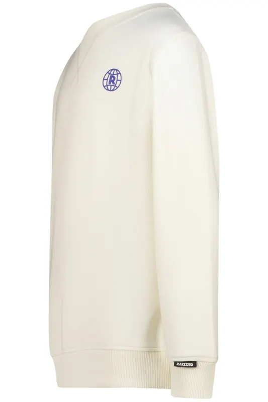 RAIZZED Boys Nambrock Sweater Almond White Maat: 12Y | Truien Outlet | kids | Ecru