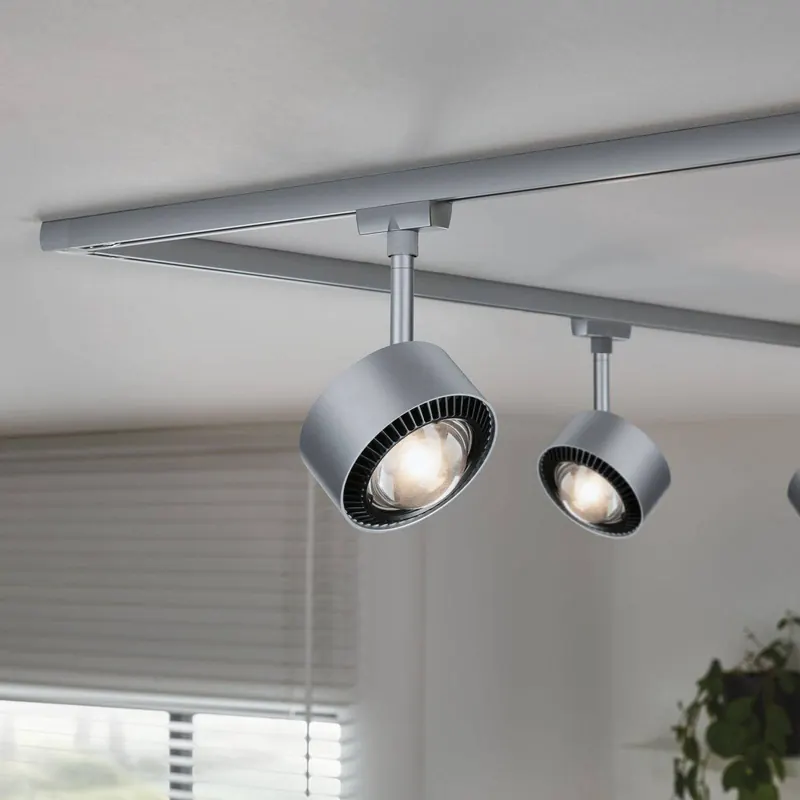 Paulmann URail Aldan spot LED, chrom matowy, metal, CCT