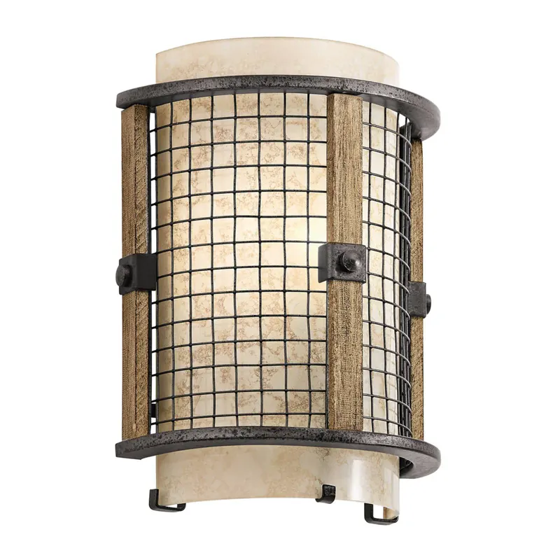 Rustykalna lampa ścienna Ahrendale