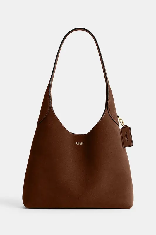 Coach torebka damska zamszowa Brooklyn Shoulder Bag 28