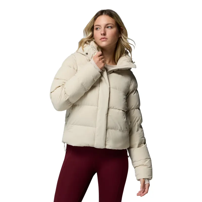 Columbia Amaze Puff Hooded Jacket 2133714278, Damskie, Beżowe, kurtki zimowe, nylon, rozmiar: L