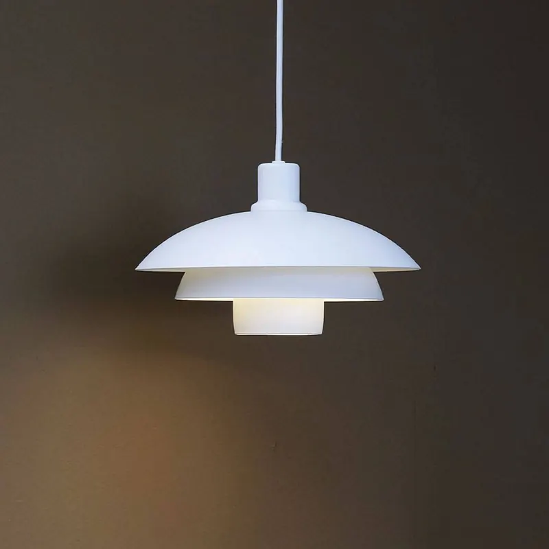 Żyrandol Dyberg Larsen Morph, biały, Ø 30 cm, metal