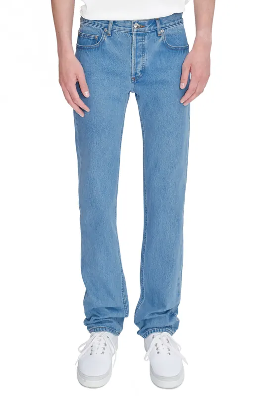A.P.C. Unisex Small New Standard Light Blue Maat: W29 | Straight Jeans Outlet | Unisex | Blauw