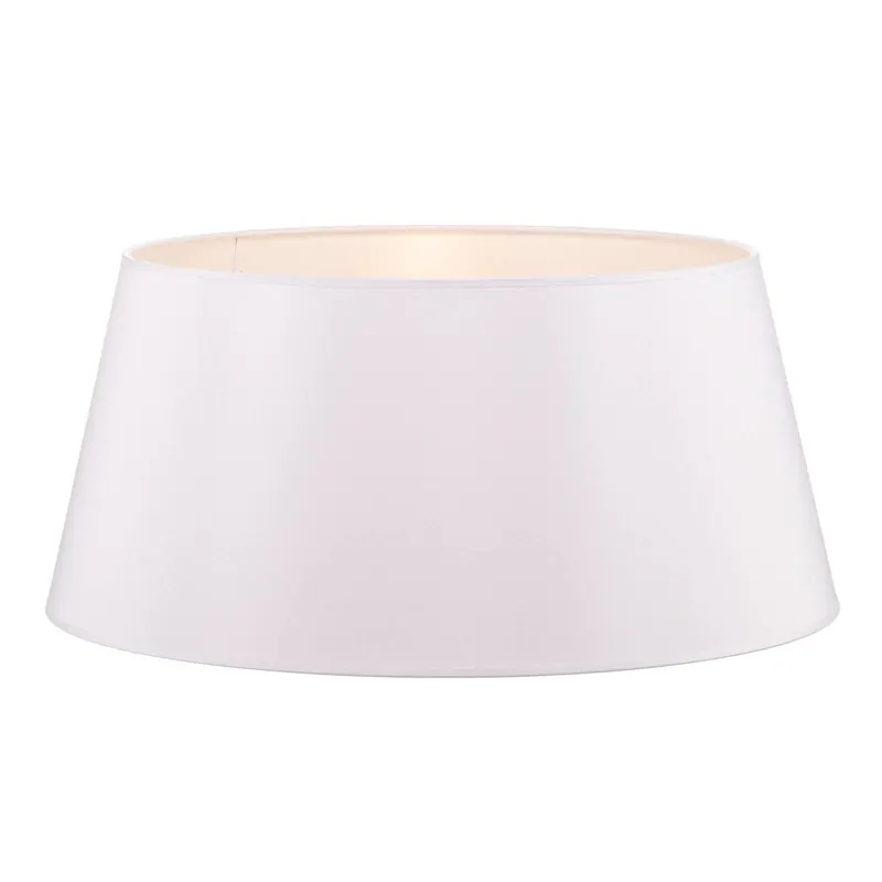 Klosz lampy stożkowy, wysokość 25,5 cm, biały perkasz