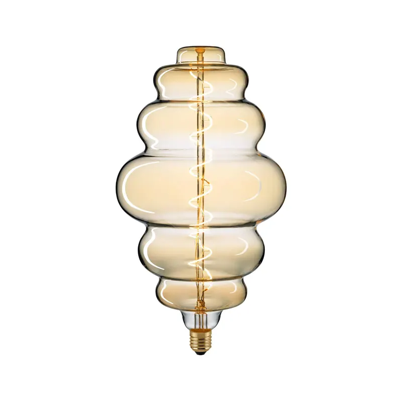 Żarówka LED Giant Nest E27 6W Filament 920 ściemniana złota