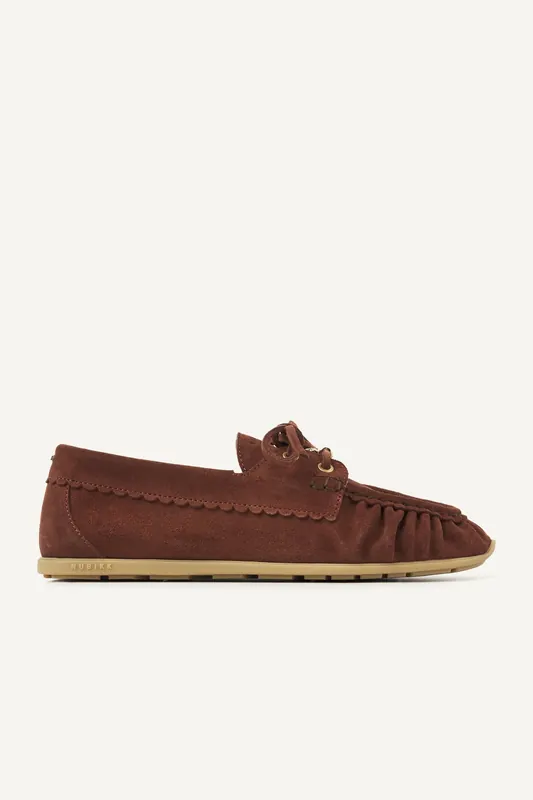 Nubikk Riley Jade (l) Bordeaux Suede Maat: 36 | Instappers Outlet | Dames | Bordeaux