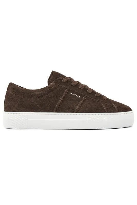 Nubikk Jagger Morris Dk Brown Suede Maat: 42 | Sneakers Outlet | Heren | Bruin