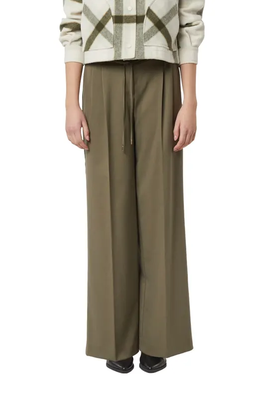 Comma Pants Green Maat: 34 | Wijde Broeken Outlet | Dames | Groen