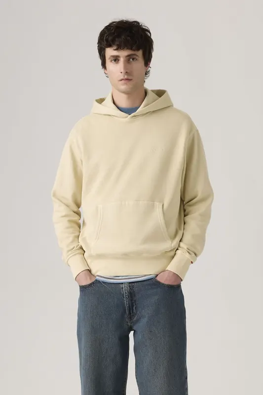 Levi's Authentic Hoodie Maat: XL | Sweaters Outlet | Heren | Beige