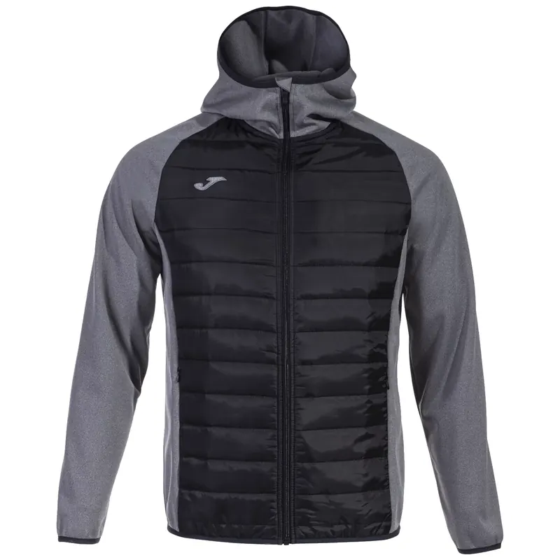 Joma Berna III Softshell Hoodie 103791-281, Męskie, Szare, bluzy, poliester, rozmiar: M