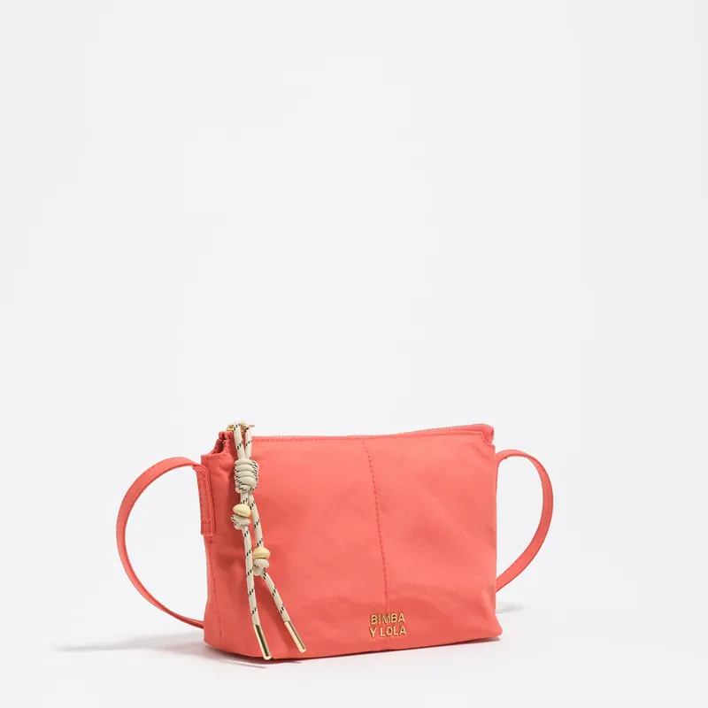 Torebka mini nylon koralowa
