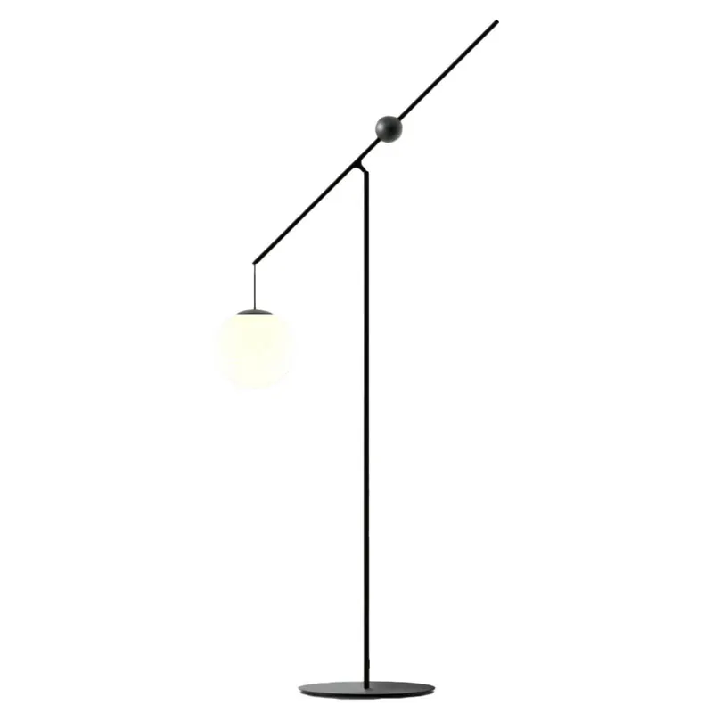 Lampa stojąca Luceplan Malamata, czarny matowy