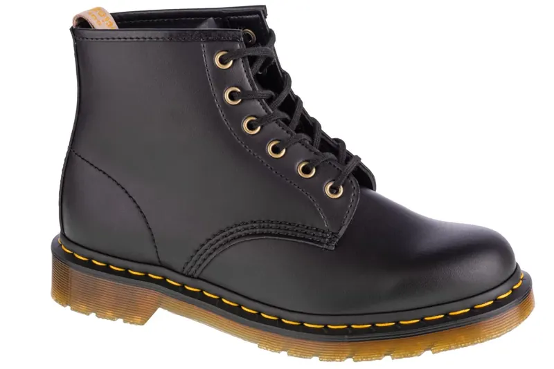 Dr. Martens 101 Vegan DM23984001, Unisex, Czarne, glany, skóra syntetyczna, rozmiar: 36