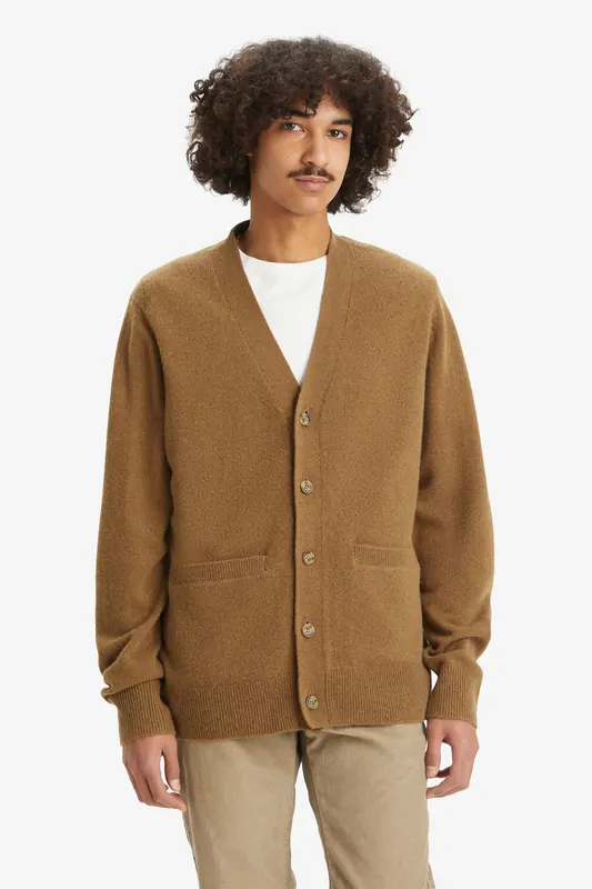 Levi's Richmond Cardigan Ermine Maat: XS | Cardigans Outlet | Heren | Bruin