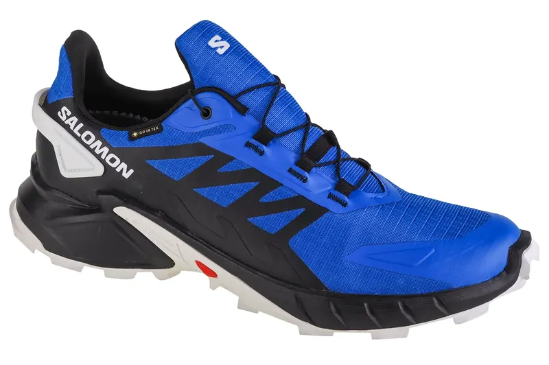 Salomon Supercross 4 GTX 471196, Męskie, Niebieskie, buty do biegania, tkanina, rozmiar: 46 2/3