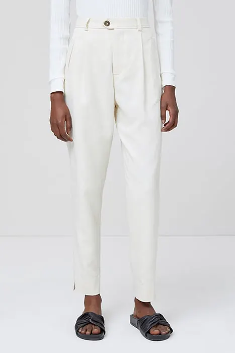 Closed Women Arlo Pants Ivory Maat: W31 | Straight Broeken Outlet | Dames | Wit