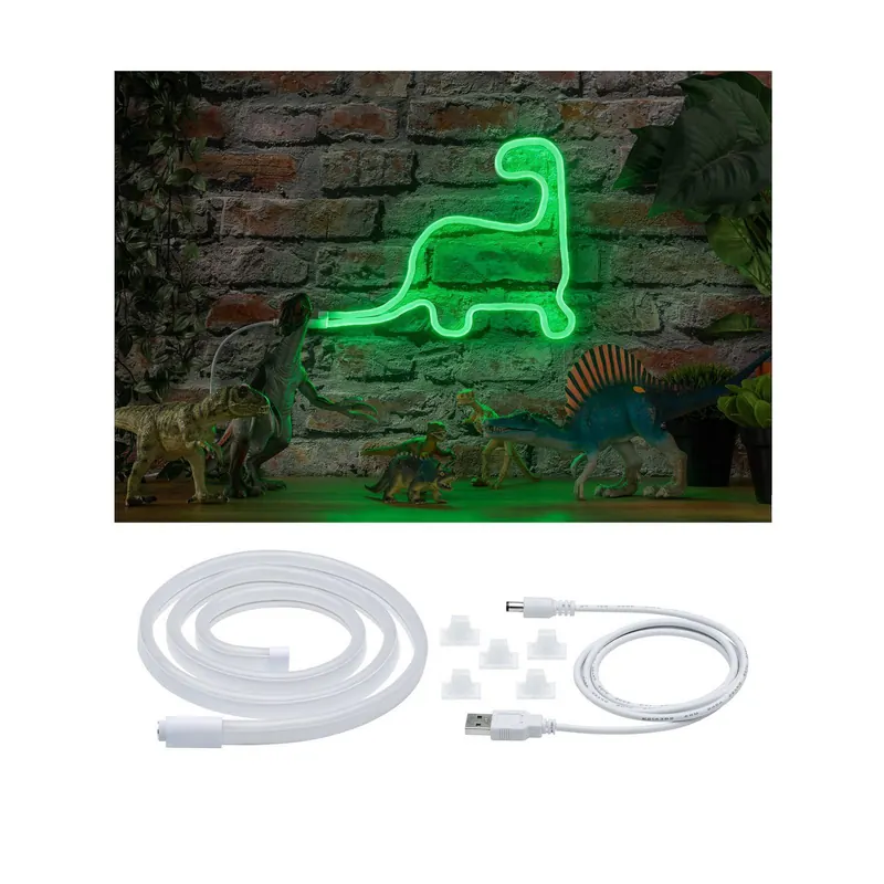 Paulmann Taśma LED Neon Colorflex USB 1 m zielona