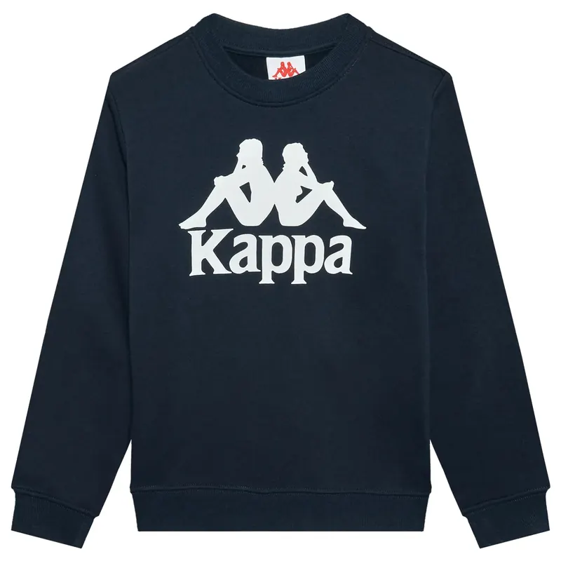 Kappa Sertum Junior Sweatshirt 703797J-19-4024, Dla chłopca, Granatowe, bluzy, bawełna, rozmiar: 146-152