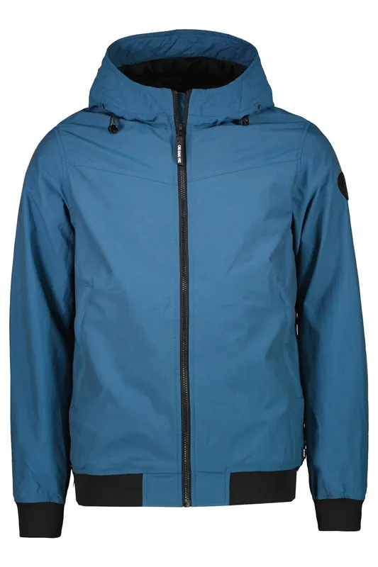 Cars Jeans Claydon Nylon Grey Blue Maat: L | Lichte Jassen Outlet | Heren | Blauw