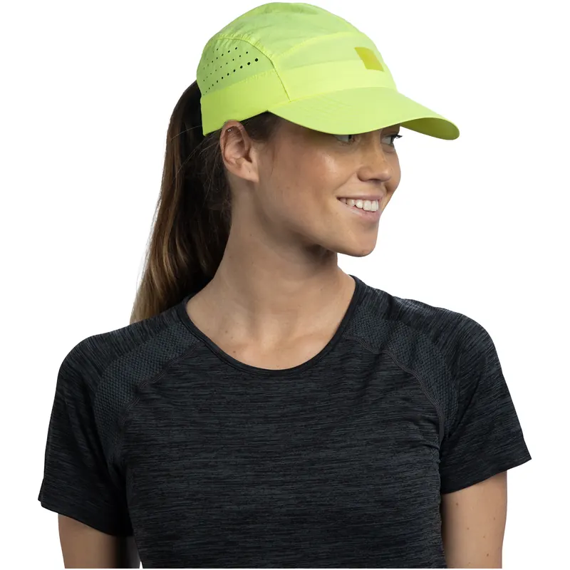 Czapka z daszkiem BUFF SPEED CAP SOLID LIME S/M (S/M)