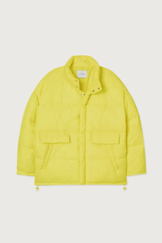 American Vintage Unisex Kolbay Coat Beurre Maat: M/L | Winterjassen Outlet | Unisex | Geel