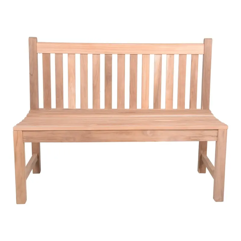 Drewniana ławka ogrodowa w naturalnym kolorze Solo – Garden Pleasure
