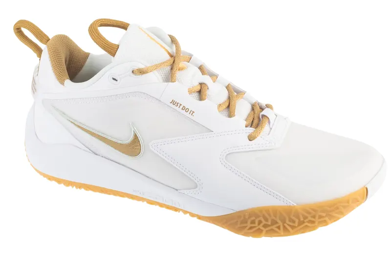 Nike Air Zoom Hyperace 3 FQ7074-105, Unisex, Białe, buty do piłki ręcznej, tkanina, rozmiar: 42,5