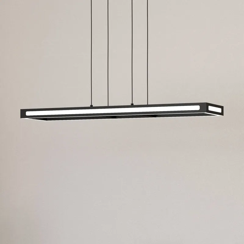 EGLO connect żyrandol LED Savilanas-Z, 77 cm, czarny