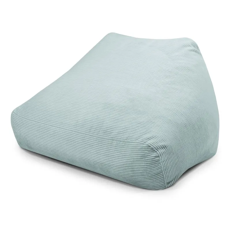 Miętowy sztruksowy worek do siedzenia Sofa Snug – SLOWDOWN