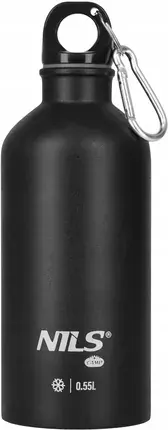 NILS CAMP NC3801 BUTELKA TURYSTYCZNA 550ML CZARNA (550, one size)