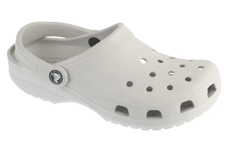 Crocs Classic 10001-1FT, Unisex, Szare, klapki, syntetyk, rozmiar: 42/43