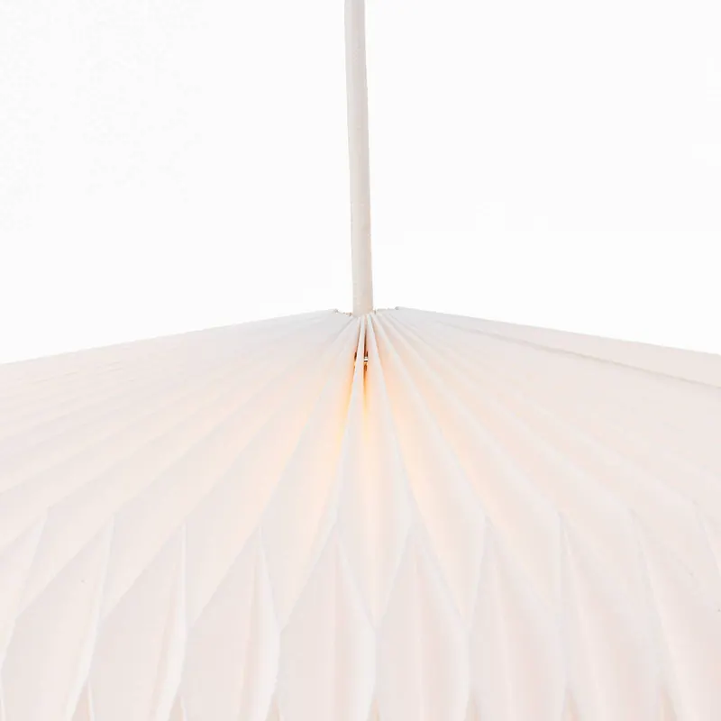 Lampa wisząca June z kloszem z tektury