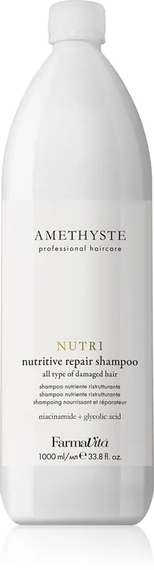 FarmaVita Amethyste Nutri wzmacniający szampon do zniszczonych włosów 1000 ml