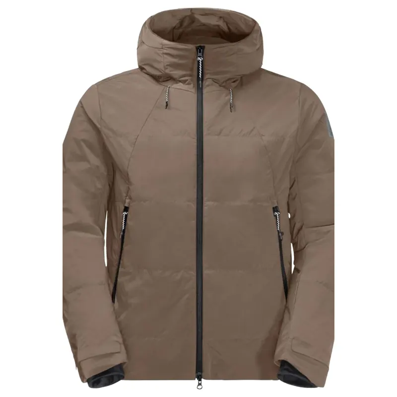 Jack Wolfskin Bike Commute Ins Jkt M 1206961-4610, Męskie, Brązowe, kurtki, poliester, rozmiar: 3XL