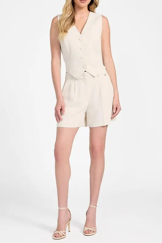 GUESS Sl Theoline Perfect Cream White Maat: L | Gilets Outlet | Dames | Wit