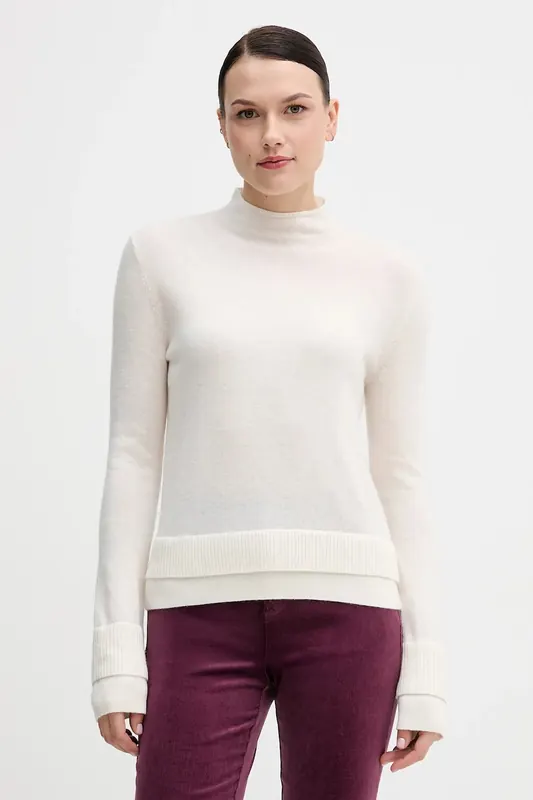 Sisley sweter z dodatkiem wełny