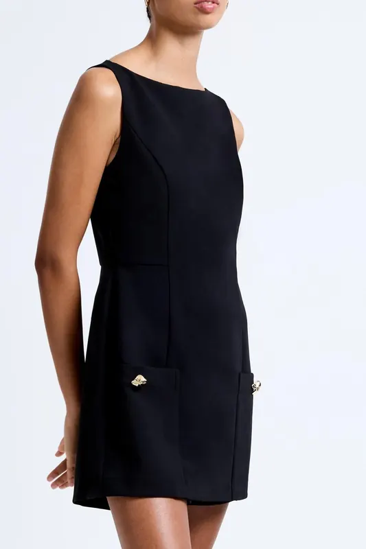 French Connection Jaiden Tailored Playsuit Black Black Maat: 12 | Jumpsuits Outlet | Dames | Zwart
