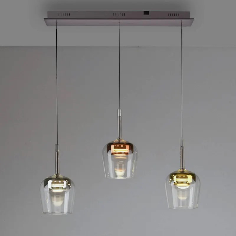 Paul Neuhaus Smart LED lampa wisząca Q-Kon multicolor 3-punktowa