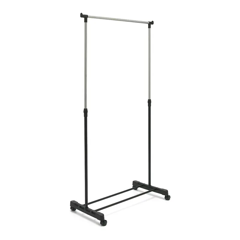 Czarny metalowy stojak na ubrania 85x94x48 cm – Addis
