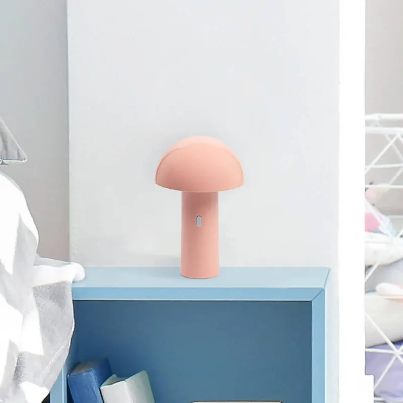 Aluminor Capsule lampa stołowa, przenośna, różowa