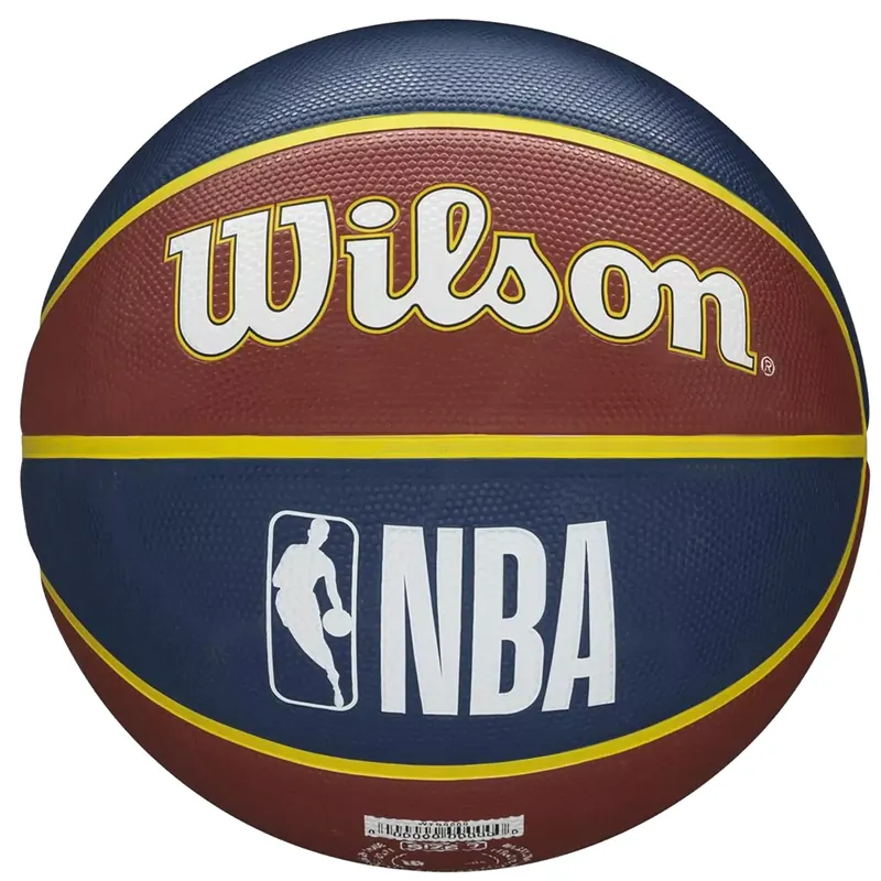 Wilson NBA Team Denver Nuggets Ball WTB1300XBDEN, Unisex, Brązowe, piłki do koszykówki, Guma, rozmiar: 7