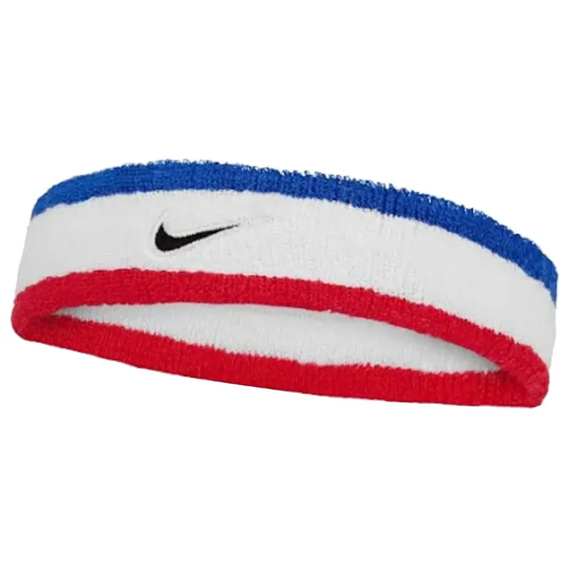 Nike Swoosh Classic Headband N1012407-467, Unisex, Białe, opaski na głowę, bawełna, rozmiar: One size