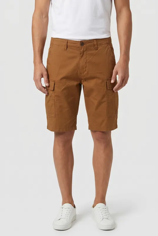 Timberland Twill Cargo Short Dark Brown Maat: W32 | Korte Broeken Outlet | Heren | Bruin