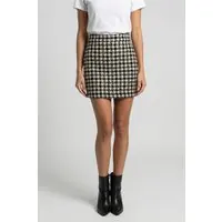 GUESS Marciano By  Secret Tweed Skirt Jet Black Multi Maat: 42 | Mini Rokken Outlet | Dames | Zwart