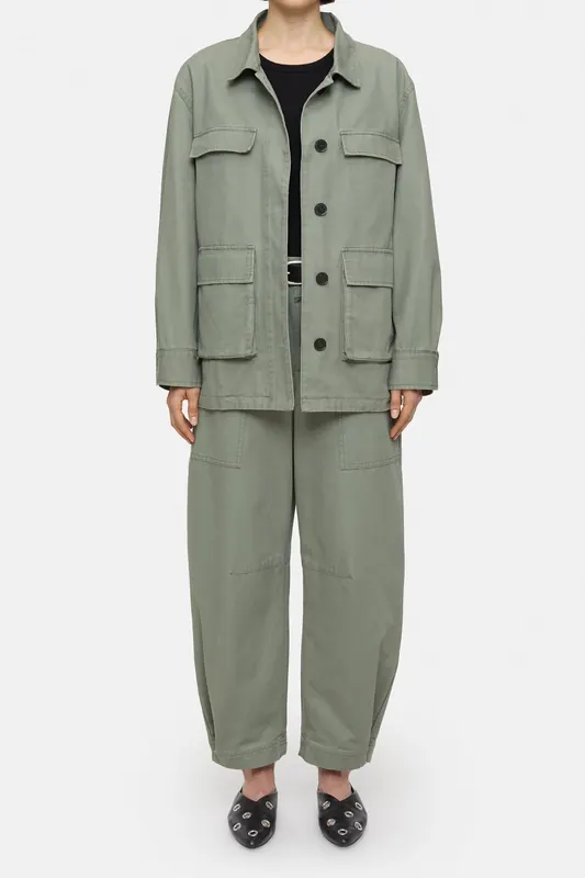 Closed Field Jacket Jackets & Coats Faded Green Maat: L | Legerjassen Outlet | Dames | Groen