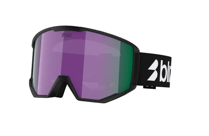 BLIZ gogle narciarskie spark czarno-fioletowe (one size)