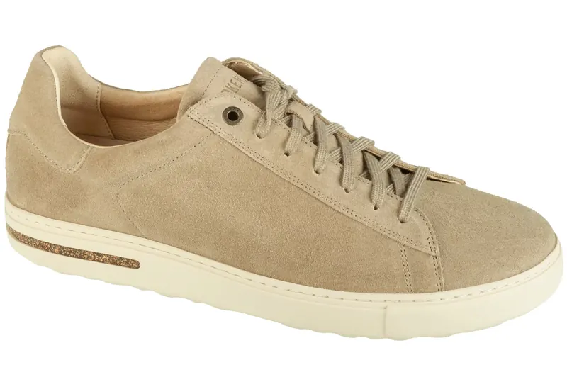 Birkenstock Bend Low LEVE 1028610, Unisex, Beżowe, buty sneakers, skóra welurowa, rozmiar: 36