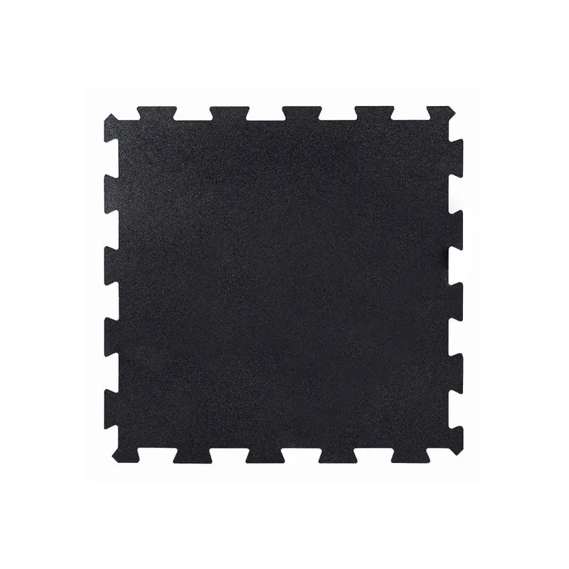 TIGUAR puzzle mata pod sprzęt do ćwiczeń 98x98x1,5 czarna (one size)