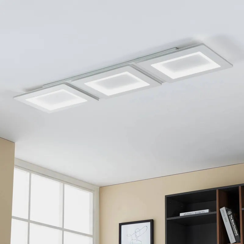 EGLO connect lampa sufitowa LED Padrogiano-Z 3-punktowa, 120 x 30 cm